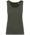 NS341 Native Spirit Ladies Tank Top organic khaki colour image
